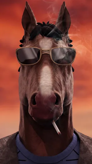 'bojack Horseman - The Struggles Of An Outcast' Wallpaper