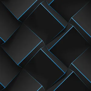Bold And Geometric Blue Wallpaper Wallpaper