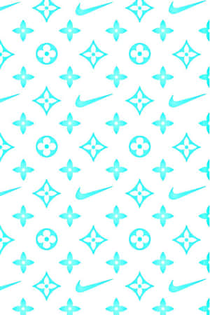 Bold Blue Nike Sneakers Wallpaper