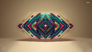 Bold &colorful Geometric Shapes Wallpaper