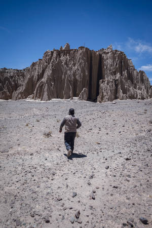 Bolivia Uyuni Jagged Stone Wallpaper