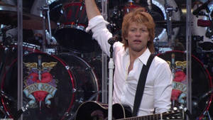 Bon Jovi At Giants Stadium Live Earth 2007 Wallpaper