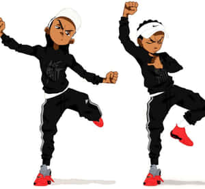 Boondocks Bape Animated Fanart Wallpaper