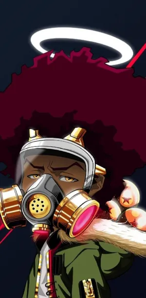 Boondocks Pfp Gas Mask Wallpaper
