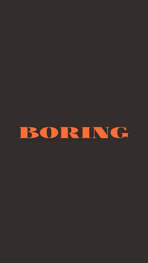 Boring Color Orange Wallpaper