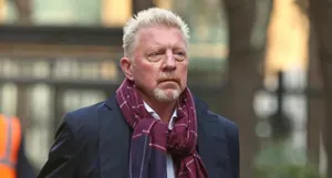 Boris Becker With Scarf Wallpaper