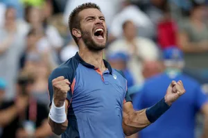 Borna Coric Triumphant Wallpaper