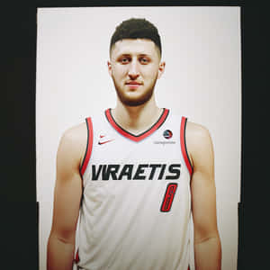 Bosnian Professional Basketball Player Jusuf Nurkic Wallpaper
