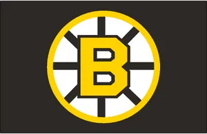 Boston Bruins Plain Black Wallpaper