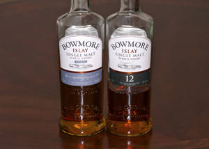 Bowmore Legend Single Malt & 12 Years Old Whisky Wallpaper