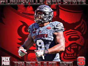 Bradley Chubb Red Wolf Poster Art Wallpaper
