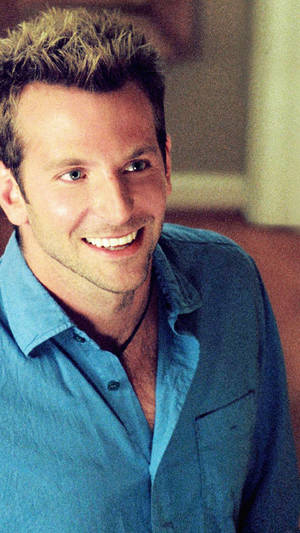 Bradley Cooper Blue Denim Polo Wallpaper