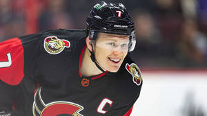 Brady Tkachuk Ottawa Senators Smiling Wallpaper