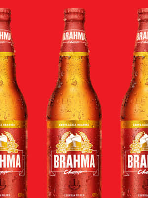 Brahma Chopp Pilsen Beer Bottles Digital Art Wallpaper
