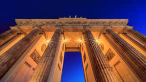 Brandenburg Gate Upward View Wallpaper