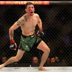 Brandon Moreno Kneel Blood Face Wallpaper