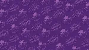 Bratz Aesthetic Purple Pattern Wallpaper