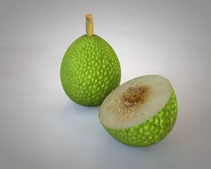 Breadfruit With Half Slice Wallpaper