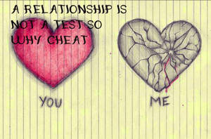 Break Up Heart Comparison Wallpaper