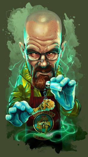 Breaking Bad's Walter White Taking Matters Into His Own Hands Wallpaper