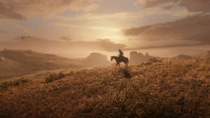 Breathtaking View Of Red Dead Redemption 2's Desktop Wallpaper