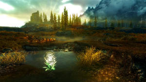 Breathtaking Views Of Skyrim Wallpaper