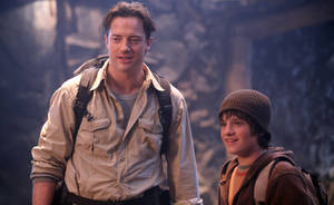 Brendan Fraser Fantasy Adventure Film Wallpaper