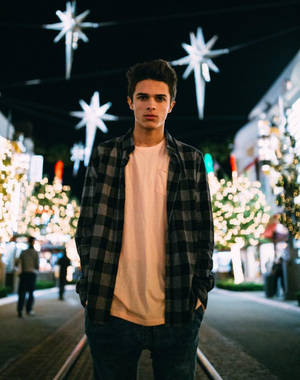 Brent Rivera On Night Street Wallpaper