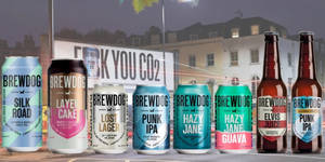 Brewdog Beer Cans And Bottles Wallpaper