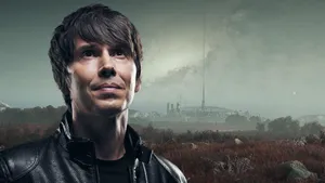 Brian Cox Futuristic Backdrop Wallpaper