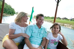 Brian Gay With Family Wallpaper