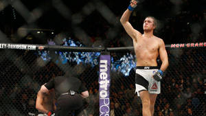 Brian Ortega Right Hand Raised Octagon Wallpaper