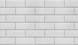 Brick White Tile Wallpaper