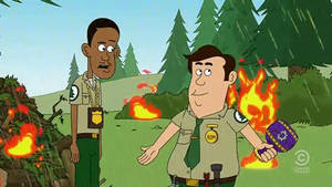 Brickleberry Fire Wallpaper