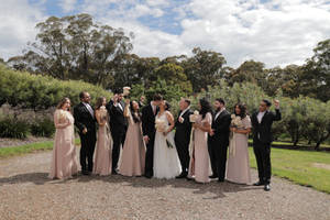 Bridesmaids And Groomsmen Wallpaper