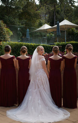 Bridesmaids Back Shot Wallpaper