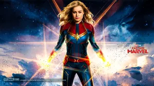 Brie Larson Brings Back Superhero Carol Danvers For Captain Marvel 2 Wallpaper