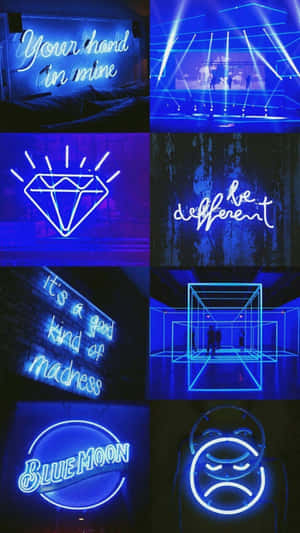Bright And Beautiful Blue Things Wallpaper