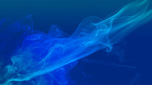 Bright Blue Abstract Smoke Hd Wallpaper