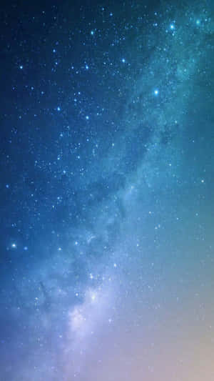 Bright Blue Stars Sparkle In The Night Sky Wallpaper