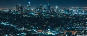 Bright Cityscape In An Ultrawide View Wallpaper