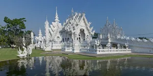 Bright Day In White Temple, Chiang Rai Wallpaper