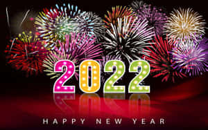 Bright Lights New Year 2022 Wallpaper