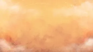 Bright Orange Light Traveling In Space Wallpaper