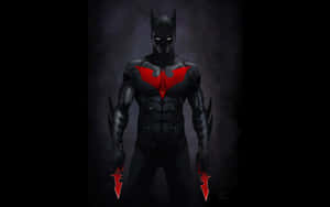 Bright Red Batman Logo Wallpaper