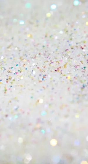 Brighten Up Any Day With White Glitter Wallpaper