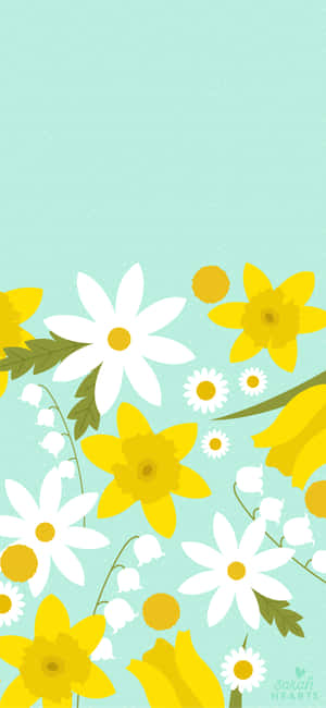 Brighten Up Your Day With A Cute Spring Wallpaper For Your Iphone! Wallpaper