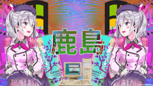 Brighten Up Your Desktop With This Cute Aesthetic Anime Image. Wallpaper
