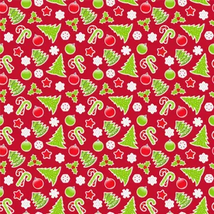 Brighten Up Your Holidays With This Colorful Christmas Pattern Wallpaper