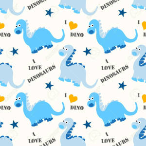 Brighten Up Your Home With This Cute Dinosaur Pattern! Wallpaper